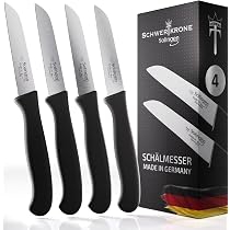 Schwertkrone Set 5 Coltelli Da Macellaio Professionali – Prodotti A Solingen, Lama In Acciaio Inox 1.4034, Manico In Polipropilene - 3