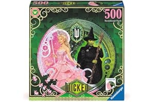 Ravensburger Wicked Act 1 Film - Circular Shaped 500 Piece Jigsaw Puzzle for Adults and Kids Age 10 Years Up