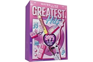 Maybelline New York – Calendrier de l'Avent 2025 – Coffret 24 Produits de Maquillage – Grand Format – Teint, Regard, Lèvres & Ongles