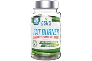 GSNG GET SLIM NO GYM Fat Burner Weight Loss Pills – Metabolism Booster, Appetite Suppressant - Green Tea Extract Lean Slimming Diet Supplement for Men & Women - UK Premium Manufacture - 60 Vegetarian Capsules – GSNG