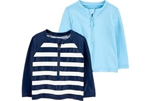Simple Joys by Carter's Camicia Rash Guard (Pacco da 2) Bambini e Ragazzi