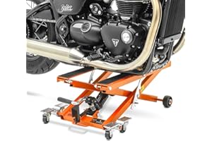 CONSTANDS Ponte Sollevatore Moto XL compatibile con moto custom Classic Cric arancione CB14795