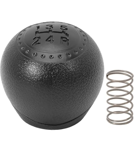 Pomello Cambio OBEST Per Fiat Panda 2012 - 5 Marce, Nero, OEM 502942700 - Foto 5