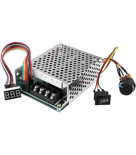 15A 6 48V DC Motor PWM Controller mit Digitalanzeige und Drehzahlregler