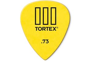 Dunlop Tortex T3 - Punta Affilata Per Chitarra Confezione Da 12 .73 Mm