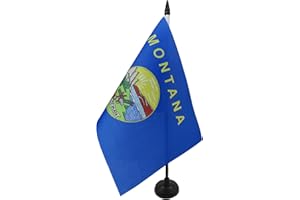AZ FLAG Drapeau de Table Montana, 21cm x 14cm