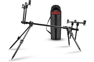 ‎PARADOX FISHING Paradox Fishing Rod Pod 3 Ruten – flexibel verstellbar - Rod-Pod rodpod Rutenhalter Angel- Karpfen Angeln