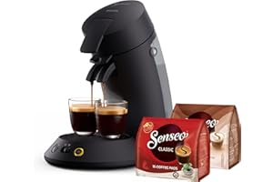 ‎PHILIPS Philips SENSEO Original Plus Winterdesign inkl. 2 Padpacks – Kaffeestärkewahl, Coffee Boost, 2-Tassenfunktion, 0,7L Wassertank, samtige Crema (CSA210/69)