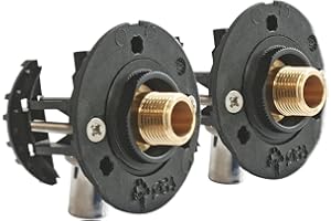 SOMATHERM FOR YOU - valvola di sistema di montaggio sottobacino/lavello per PEX diametro del tubo Ø16 - Kit Completo di raccordi a pressare M12 / 17 (1/2 '')