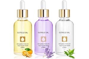 LOPHE Olio Unghie Cuticole, 3PCS Olio per la Cura di Unghie con Olio di Jojoba, Vitamina B, Cheratina, Idratante e Rigenerante, Vegan e Naturale–Aroma Fruttato, 15 ml(C)
