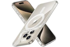 ESR Etui do iPhone'a 15 Pro, kompatybilne z MagSafe, ochrona klasy wojskowej, odporne na żółknięcie i zarysowania, magnetyczne etui na telefon iPhone 15 Pro, seria Zero, przezroczyste