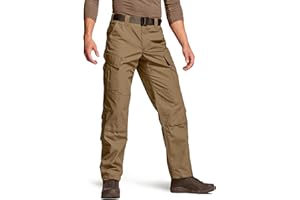 CQR Herren Militär Taktische Hose, MKampfhose, ACU Cargohose, wasserabweisend, Ripstop-Arbeitshose