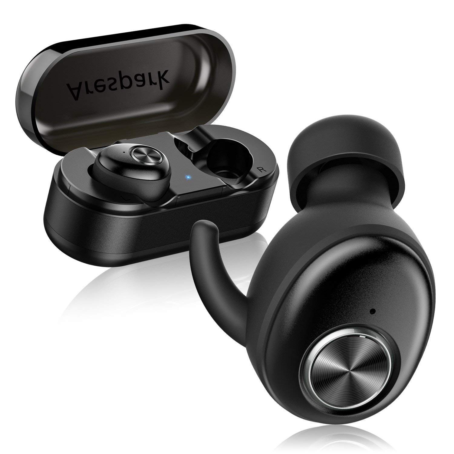 Auriculares-Bluetooth-Inalmbricos-Deportivos-Arespark-Mini-Twins-Stereo-Auriculares-Manos-Libres-con-Caja-de-Carga-y-Micrfono-Integrado-Bluetooth-50-para-Dispositivos-iOS-y-Android