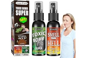 WUSANNA 2PCS Furzspray,Stinkbomben, from Hell Fart Spray Extrem,Fart Spray,Starkes Furz Spray,Pupsspray Stinkbombe,Scherzartikel FurzsprayPrank Liquid Prank Toys für Erwachsene und Kinder