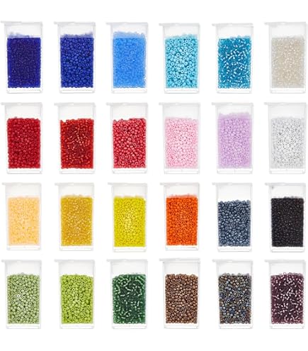 Gütermann Perline Rocailles 9/0 - Barattolo 28 Gr, Colore Rosso Chiaro 4740, Perline Di Vetro 2,7mm Per Gioielli E Ricamo