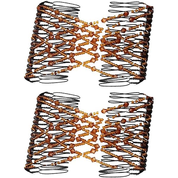JUSTFOX African Hairclip – Schmetterlings-Haarkamm Aus Holz-Design In Braun, Für Trendige Frisuren