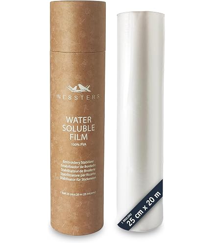 Film Stabilisateur Hydrosoluble 70g - Support Broderie Machine Et Couture Main