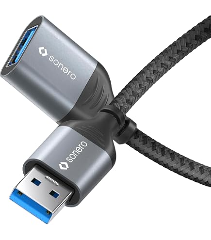 CABLEPELADO Super Speed USB 3.0 Kabel – 50 Cm, Typ A Stecker, 5 Gbit/s Für Externe Festplatten, Raspberry Pi & Mehr