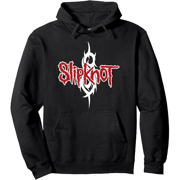 Sweat à Capuche Officiel Slipknot Iowa - Produit Sous Licence Bravado | Coupe Classique, 241g, Col Tissé
