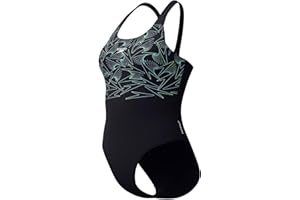 Speedo Women's Hyperboom Placement Muscleback Swimsuit Swimwear (Pack of 1)