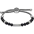 Diesel Men's Semi precious, beads or Stainless Steel with lobster hook or slider closure bracelet