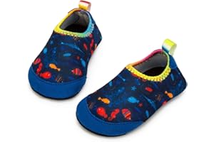 Yorgou Scarpe da Acqua Bambini Antiscivolo Scarpe da Immersione Rapida Asciugatura Scarpe da Immersione da Spiaggia Ragazze Ragazzi