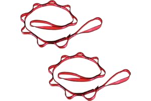 ‎KIKIGOAL KIKIGOAL 2pcs Daisy Chains Nylon Starke Kletterriemen Verstellbare Klettergurte Climbing Seil Starke Daisy Chain Für Outdoor Sport Camping