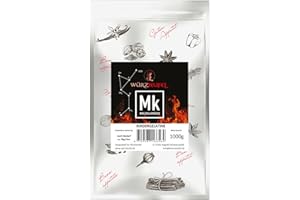 EINGETRAGENE WARENMARKE "WÜRZTEUFEL" Rindergelatine, Gelatine 220 Bloom, reines Aspik. Aspikpulver, Kaltlöslich, Spitzenqualität aus der Schweiz. Beutel 1000g. (1,0 KG)