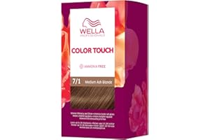 WELLA PROFESSIONALS Color Touch Fresh-Up-Kit - Kit de coloration semi-permanente 7/1 Medium Ash Blonde - Blond Cendré