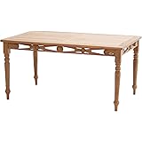 Ploß Gartentisch rund 160 cm für 7-8 Personen - Teakholztisch mit