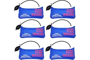 WANYI 6 Piezas Cuña de Aire de Bomba, Air Wedge Bomba de Aire Barra de palanca Inflable Grandes Peso de Carga de 300 kg para puerta/palanca (L)