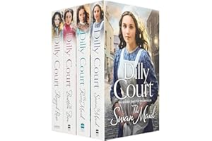 Dilly Court Collection 4 Books Set - Ragged Rose, River Maid, Button Box, Swan Maid