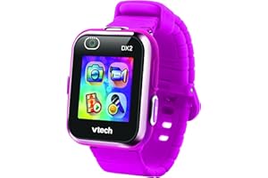 VTech Kidizoom Smartwatch DX2 Magenta, Orologio Interattivo per Bambini con Doppia Fotocamera, Schermo Touch Colori, Smartwatch con Sensore Movimento, Resistente agli Urti, Lingua Italiana, 3-12 Anni