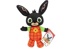 Giochi Preziosi - Bing Peluche 20CM, Pupazzo Morbido e Imbottito, Peluche Neonati e Bambini da 0 Mesi+, Tessuto Colorato e Soffice