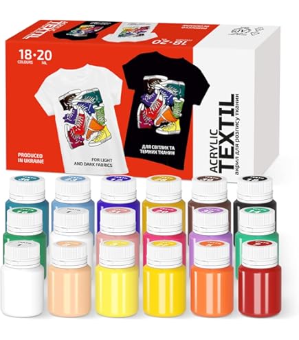 Pintura Textil Acrilex Color Salmón 37 Ml (Base Agua) Tinte Para