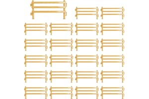 DYOUen 70 StüCk Pferdezaun Spielzeug,Weihnachten Corral Zaun Tierfiguren für Kinder,DIY Bauernhof Gartenzaun Zubehör,Mini Bauernhoftiere Dekorationsbedarf