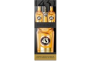 Licor 43 - Pack Licor 43 Original + 2 Botellas Mini de Regalo - Botella 700 ml