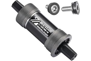 AEYINO Square Taper Bottom Bracket - 68/120x110.5 113 118 120 122.5 124.5 127 174mm Bicycle BSA Brackets for Mountain/MTB/BMX/Road/Fat Bike