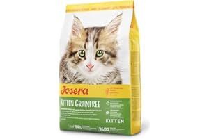 JOSERA Kitten grainfree (1 x 2 kg) | Kitten | Premium Trockenfutter für heranwachsende Katzen sowie Katzen-Mütter in der Säugezeit | Geflügel & Lachsöl | getreidefrei | Katzenfutter | 1er Pack