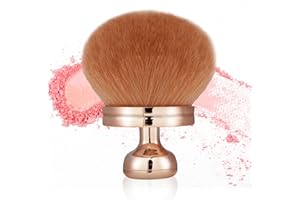 PEOVLVN Kabuki Makeup Pinsel - Body Bronzer Brush, Puderpinsel Groß für Rouge, Synthetische Borsten, Gleichmäßiges Auftragen von Puder