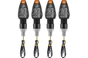 Gebildet 4st Amber Universal Motorcykel LED Blinkers Framindikatorlampor för Motorcykel Harley Cruiser Honda Kawasaki BMW Yam