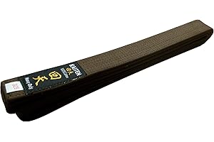 Kaiten Karategürtel braun Budogürtel Baumwolle Braungurt
