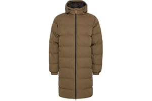 NORTH BEND NBEliot Herren Steppmantel Winterjacke Outdoorjacke atmungsaktiv wasserdicht Winddicht mit Kapuze Reißverschlusstaschen TPU-Membran