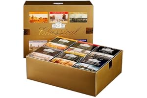 AHMAD TEA English Teas Selection Pack – Una selezione di bustine di tè in lamina 6 x 10 bustine di tè (classiche)