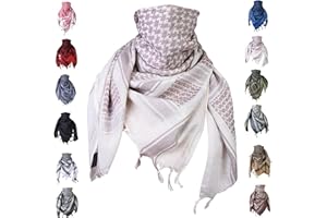 DEAGLE Shemagh scarf men & women tactical 100% cotton military head neck wrap shawl motorcycle hiking paintball face mask 42”x42”