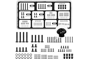REZOLITE TV Bracket Screws - 120PCS TV Mounting Screw Kit with M4 M5 M6 M8, Universal Vesa Screws for Most TV Stand & Mount