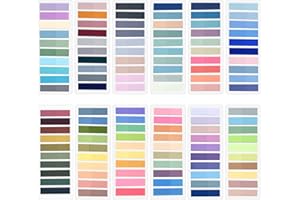 KARJIAJA 2400 Stück Index Haftnotizen Tabs, Seite Marker Pagemarker Set Flaggen Index Bunt Dünn Plastik Haftstreifen Pastell Set Sticky Tabs Aesthetic Seitenmarkierung Klebemarkierungen Haftmarker