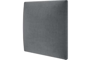 MOLLIS HOMELIKE INTERIORS MOLLIS Panneau Rembourré, Panneau Mural Carré et Décoratif, comme Tête de Lit ou Protection Contre Les Chocs, Réduit Le Bruit et Améliore L'acoustique, en Mousse, 30 x 30 cm, Anthracite