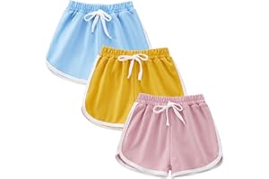 Naiyafly Girls Athletic Shorts Teen Kids Girls Running Gym Sports Dancing Shorts Casual Wear Joggers Shorts for Girls