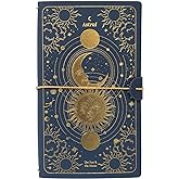 Grupo Erik Astral Travel Notebook | Refillable Travel Journal, PU Leather Travel Journal, Women's Gift, 2 Notebooks Inside (1